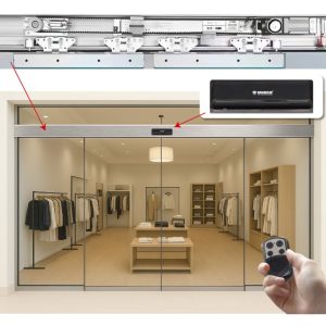 Cửa Lùa Tự Động Miken
